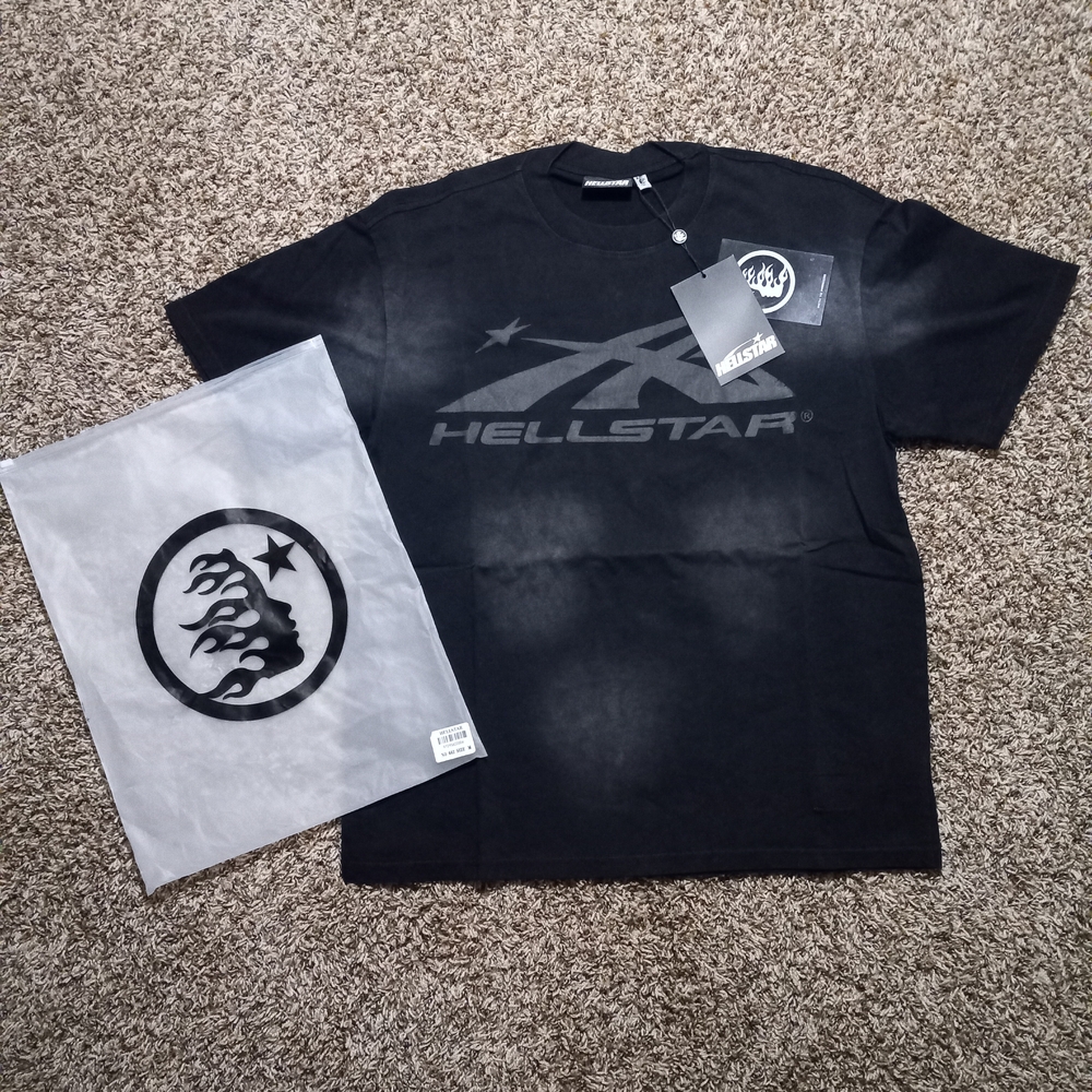 Hellstar Black Graphic T-Shirt